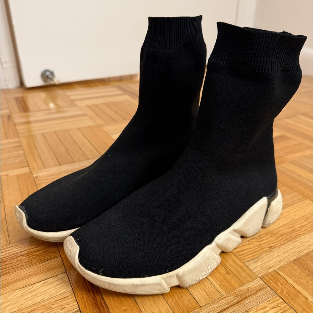 Black Jeffrey Campbell Stretch Sneakers